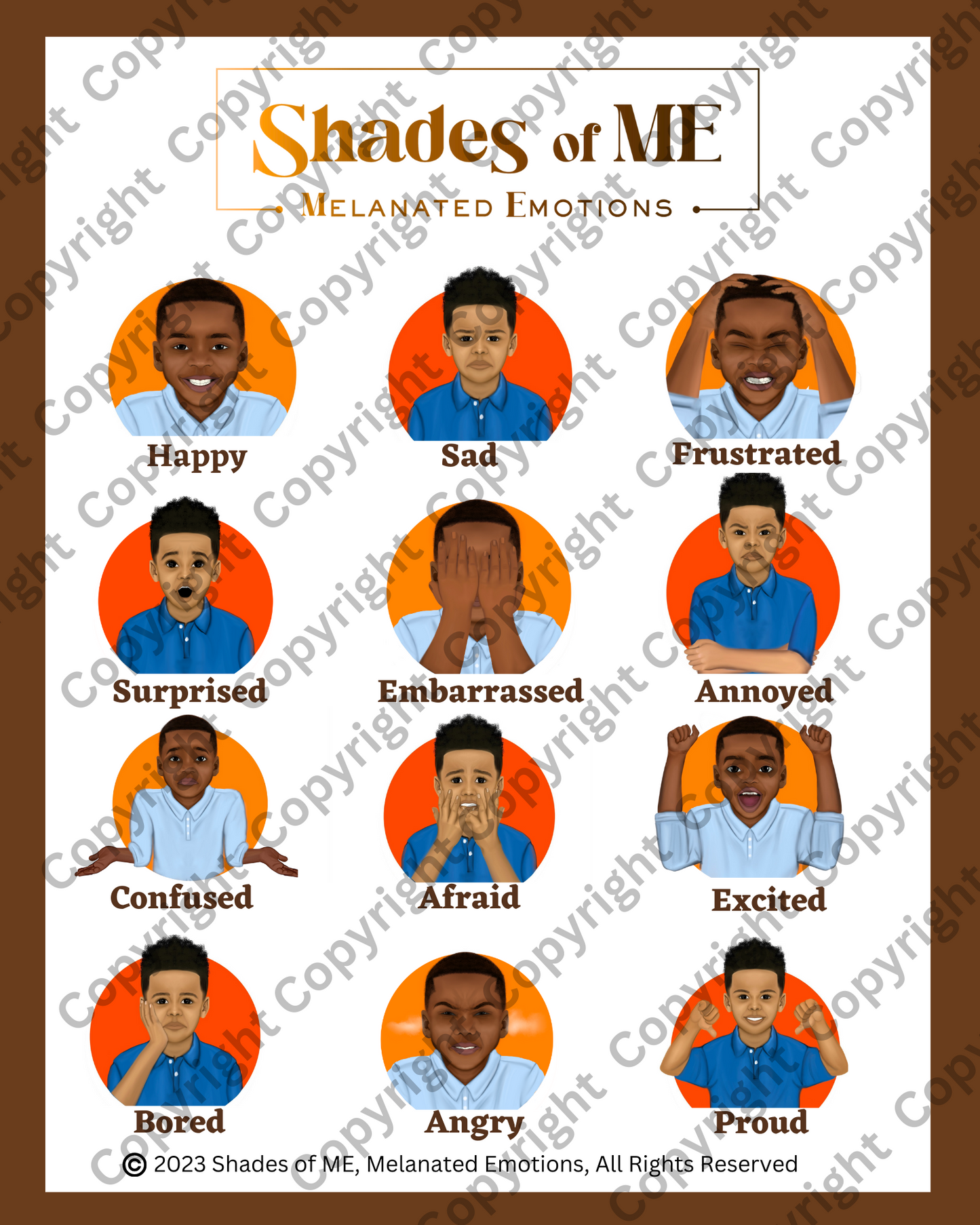 Shades of ME Poster - Boys of Color (English)