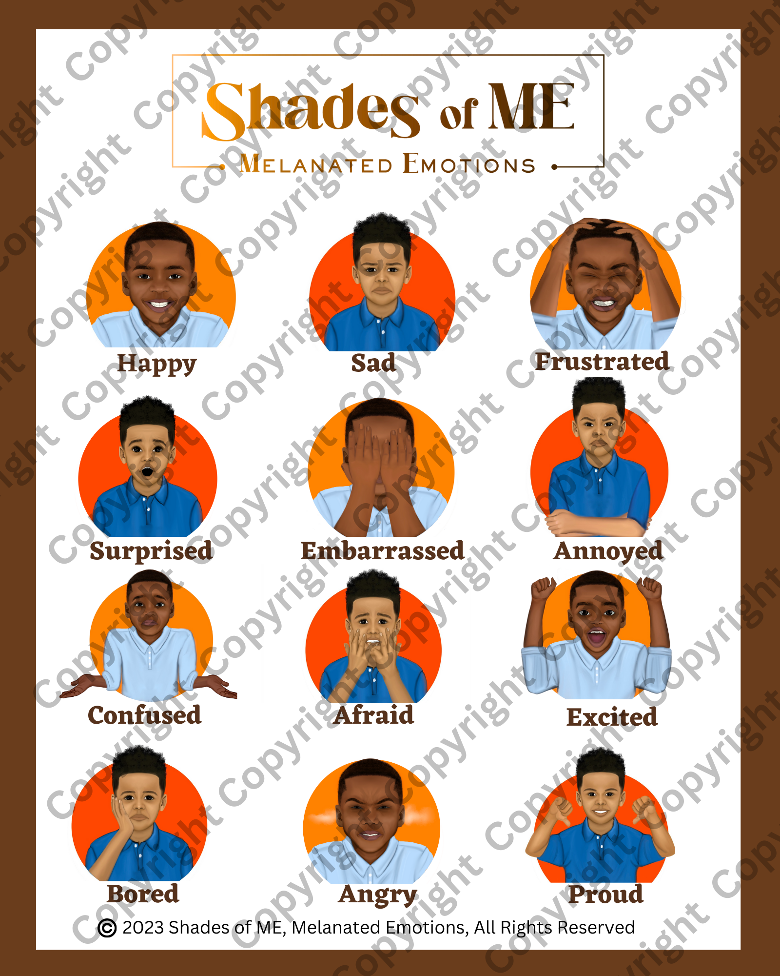 Shades of ME Poster - Boys of Color (English)