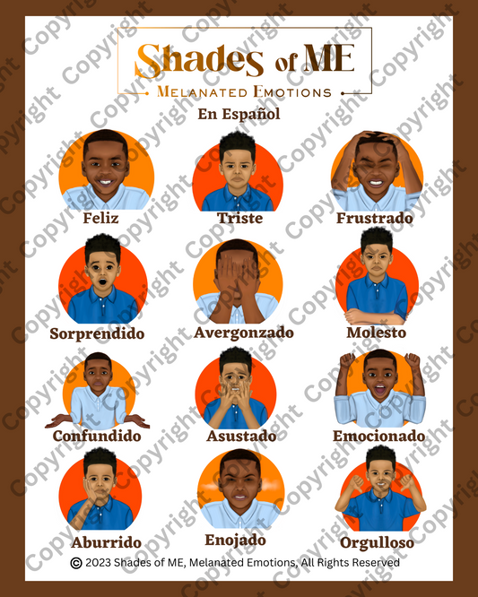 Shades of ME Poster - Boys of Color (Spanish)