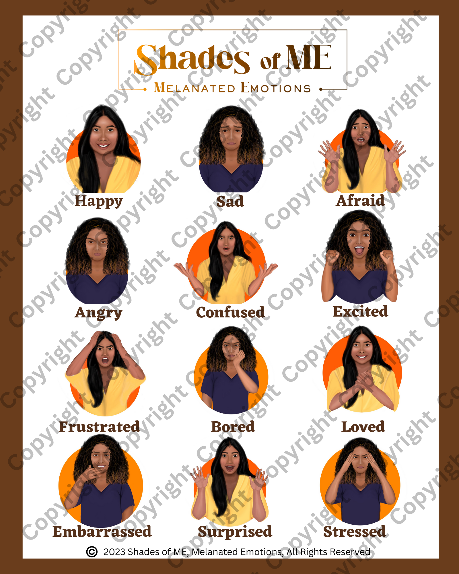 Shades of ME Poster - Women of Color (English)