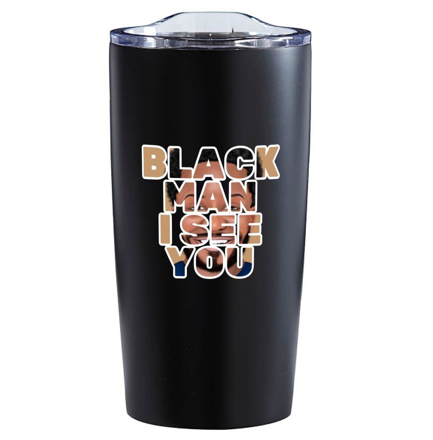 Tumbler - Black Man I See You (Beige)