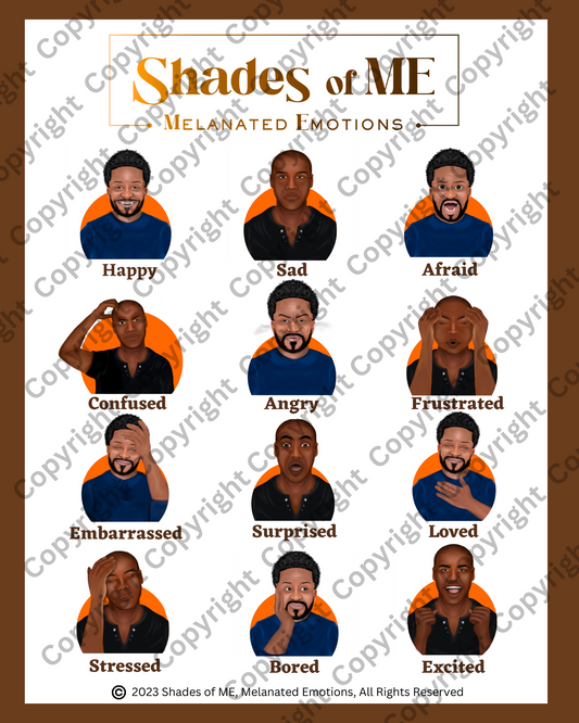 Shades of ME Poster - Black Men (English)