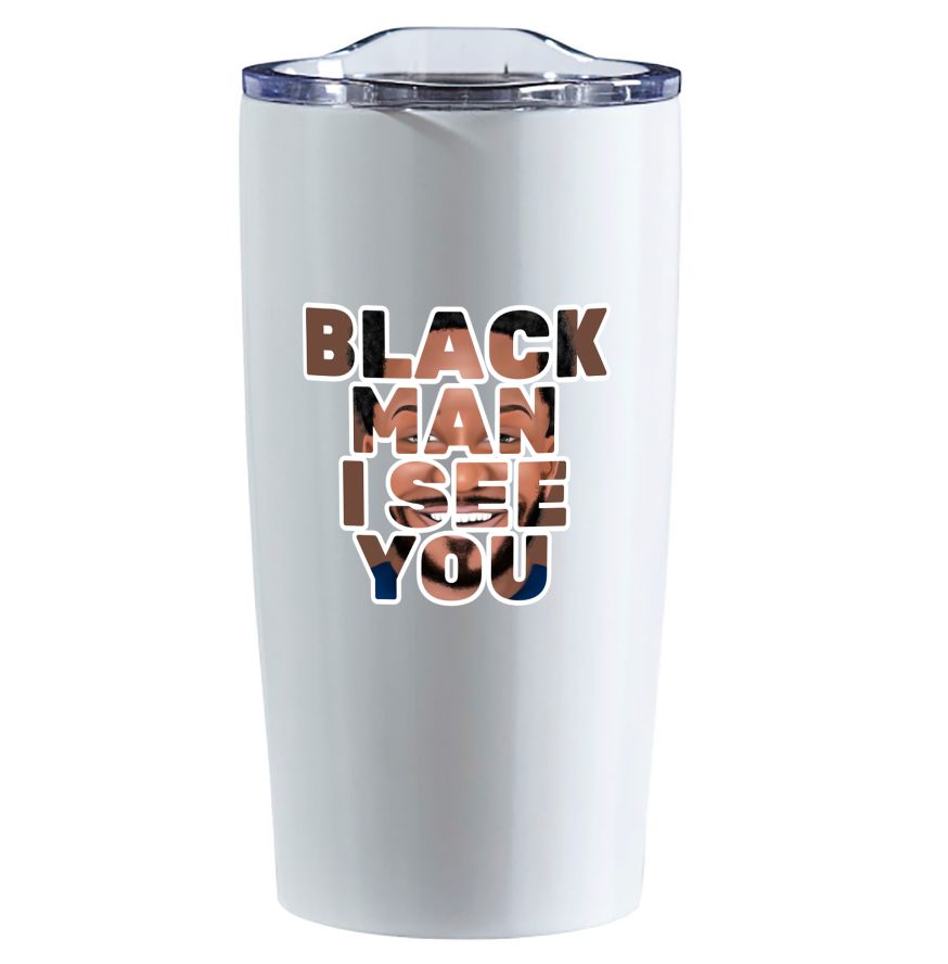 Tumbler - Black Man I See You (Brown)