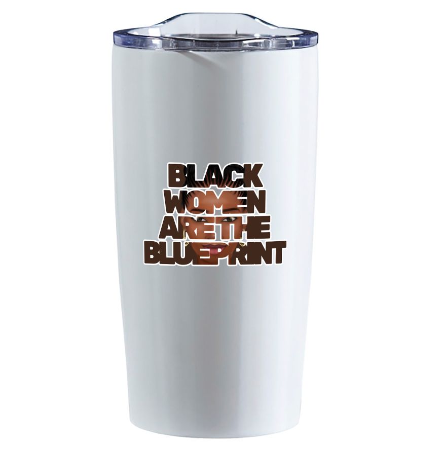 Tumbler - Black Women are the Blueprint (Black)