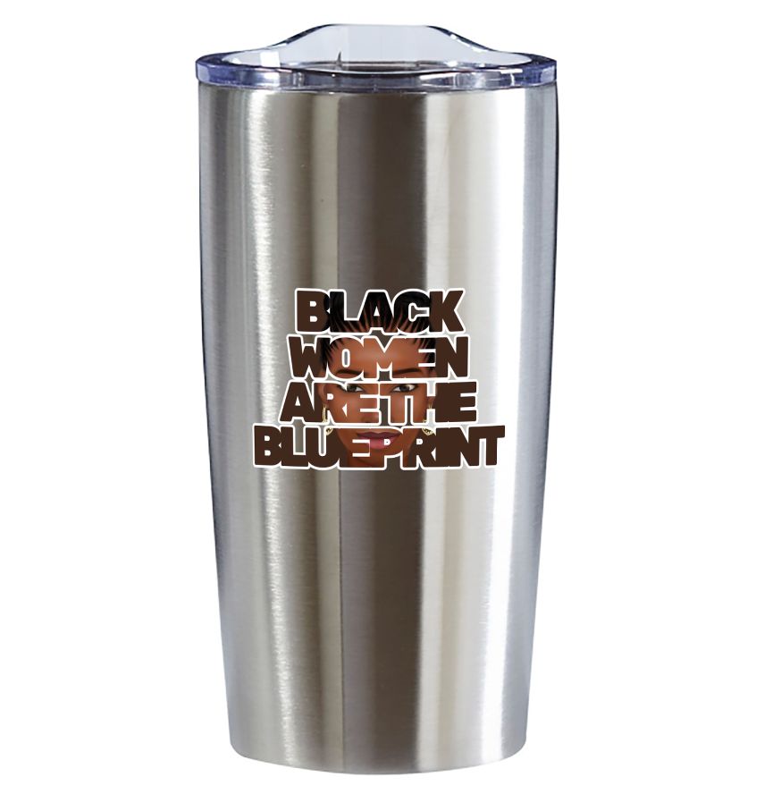 Tumbler - Black Women are the Blueprint (Black)