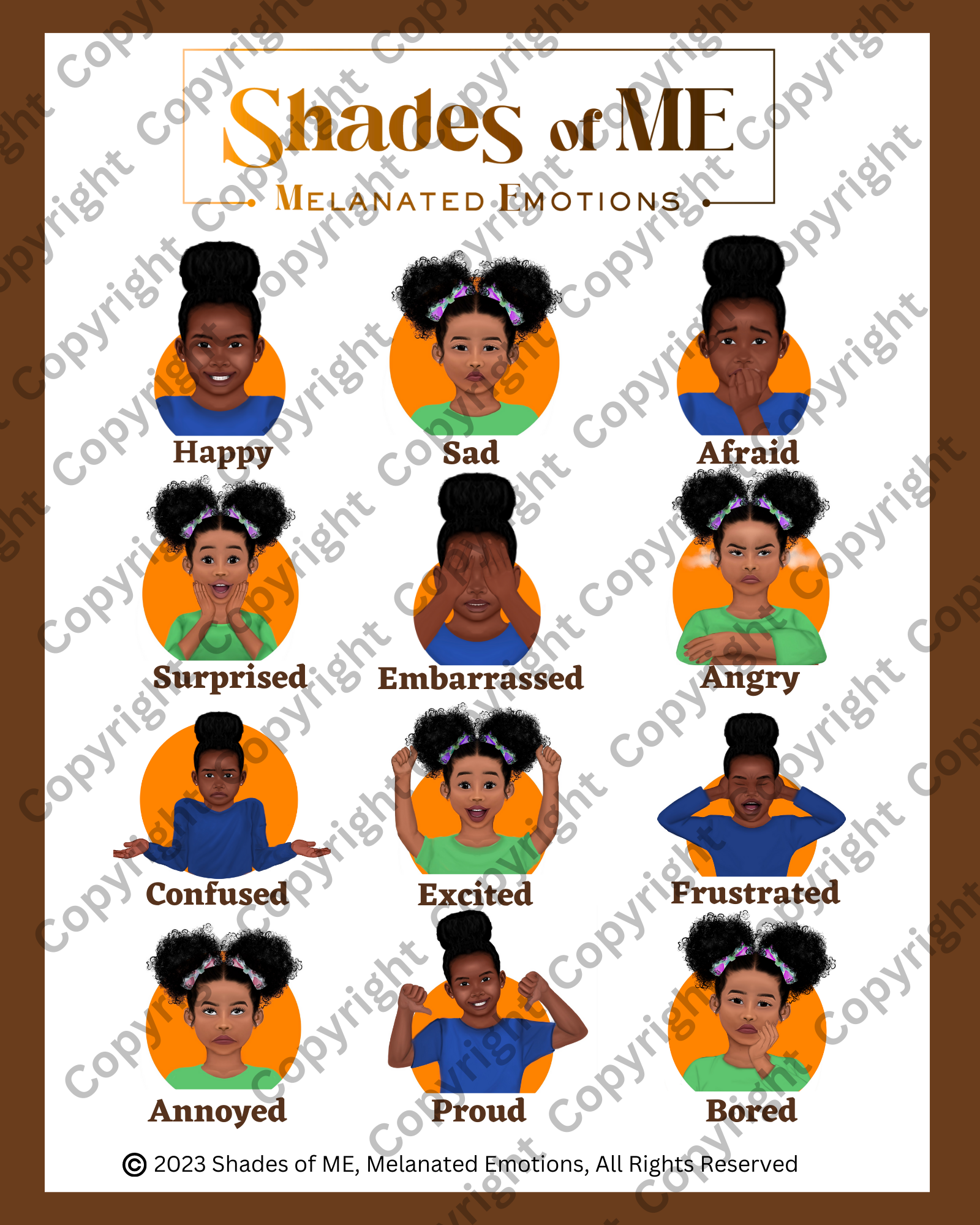 Shades of ME Poster - Girls of Color (English)