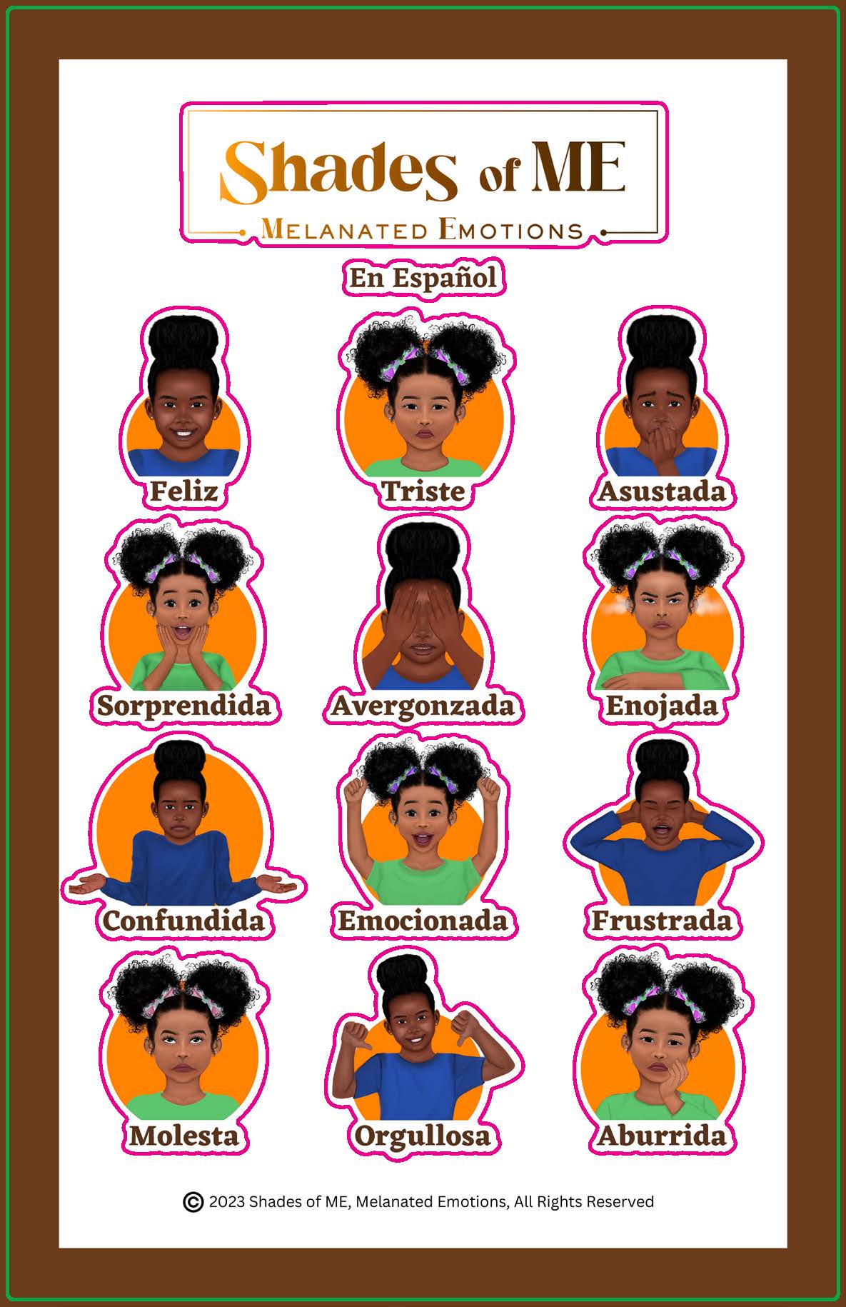 Stickers - Girls (Spanish)