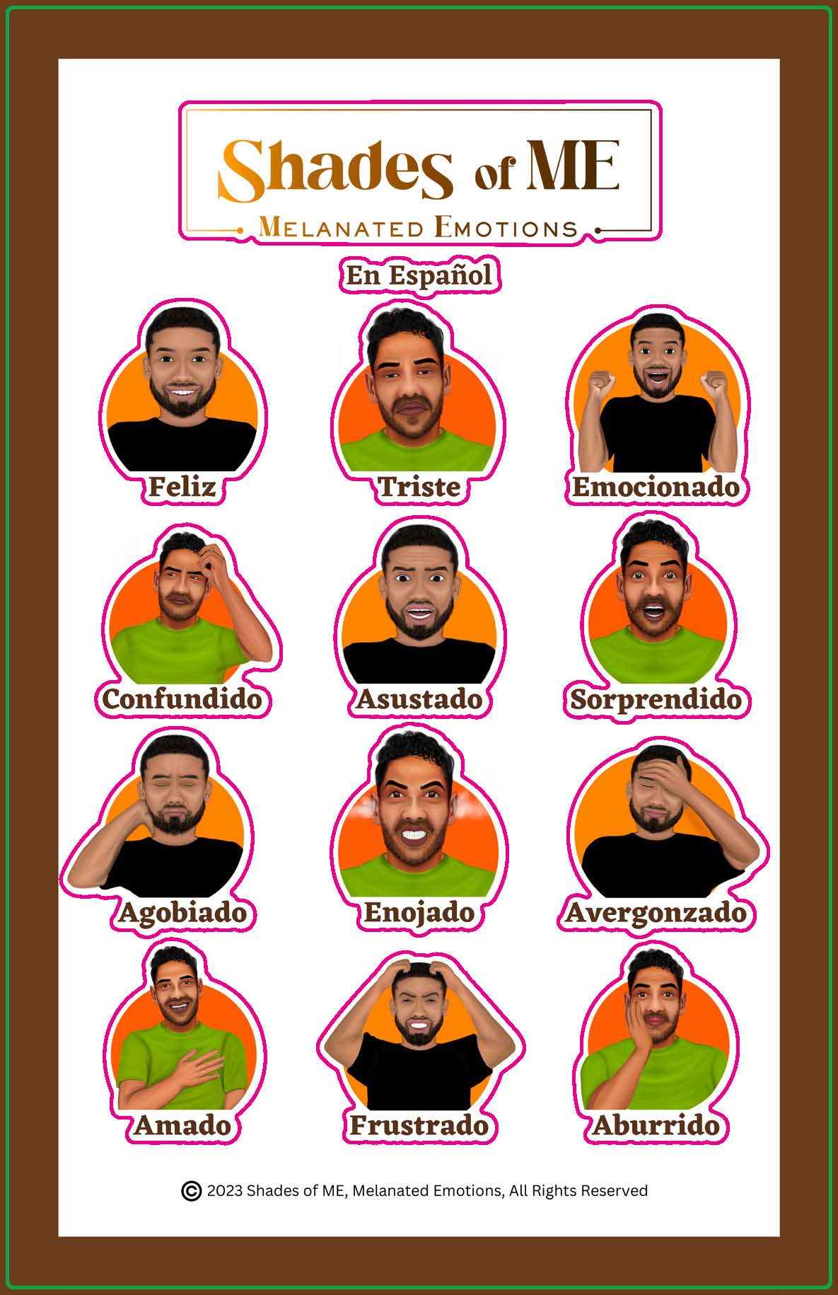 Stickers - Men of Color (Spanish)