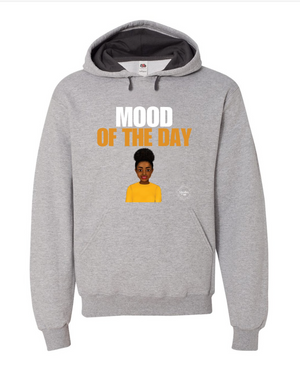 Toddler Mood of the Day Hoodie - Happy (Black Woman, yellow shirt)