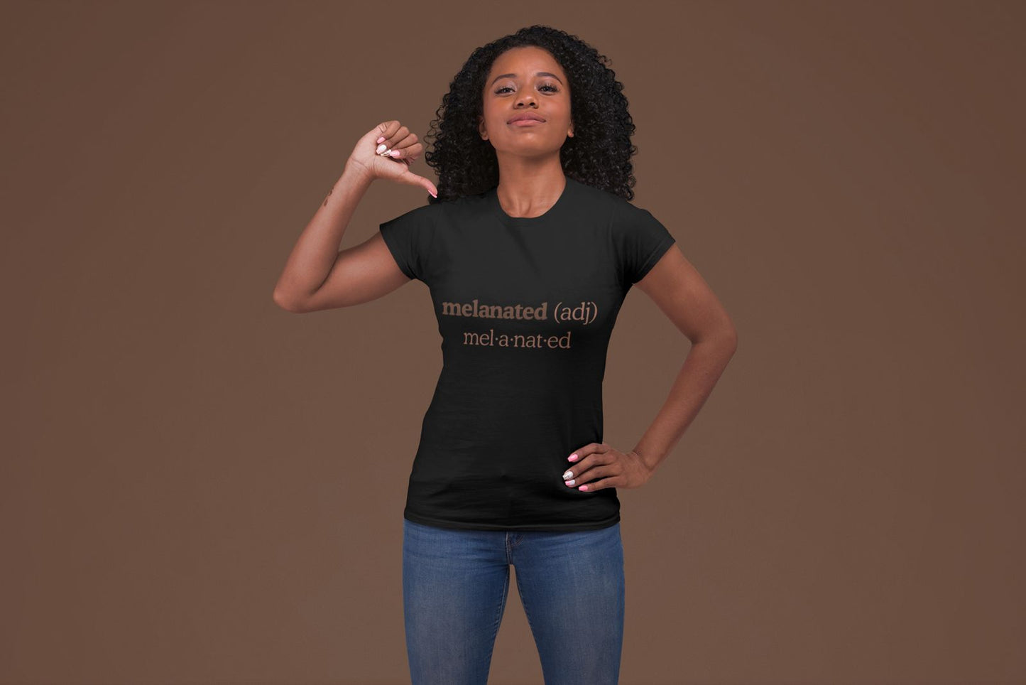 T-Shirt - Melanated (Brown)