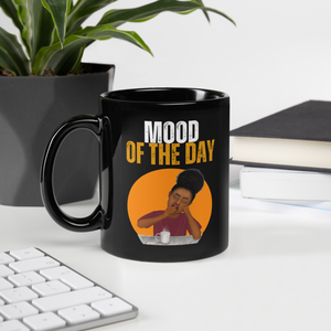 Mood of the Day Mug - Tired (Black Woman)
