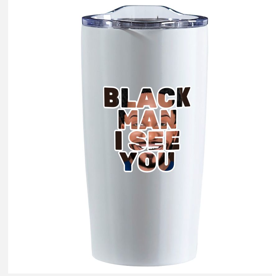 Tumbler - Black Man I See You (Black)