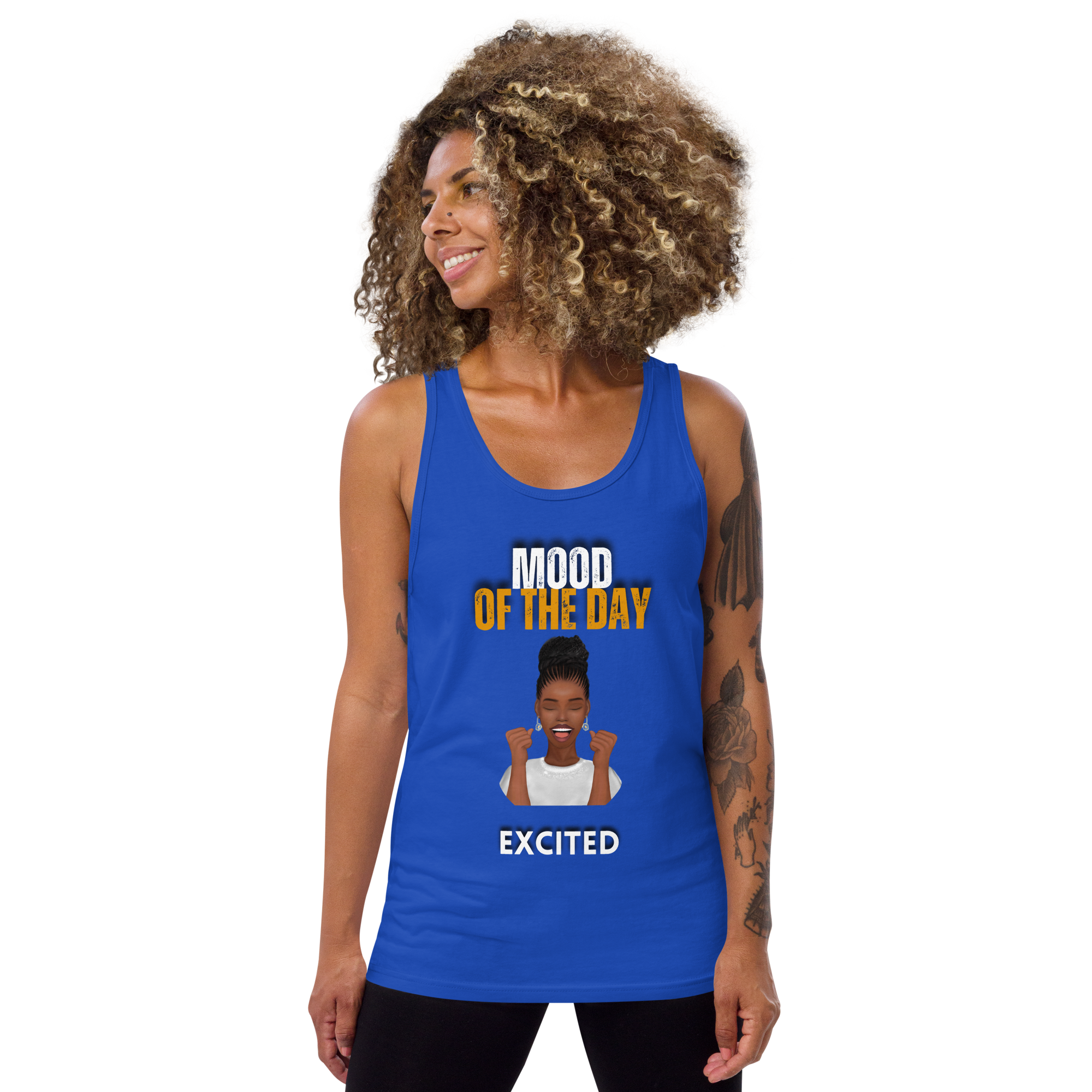 Mood of the Day Tank Top - Excited