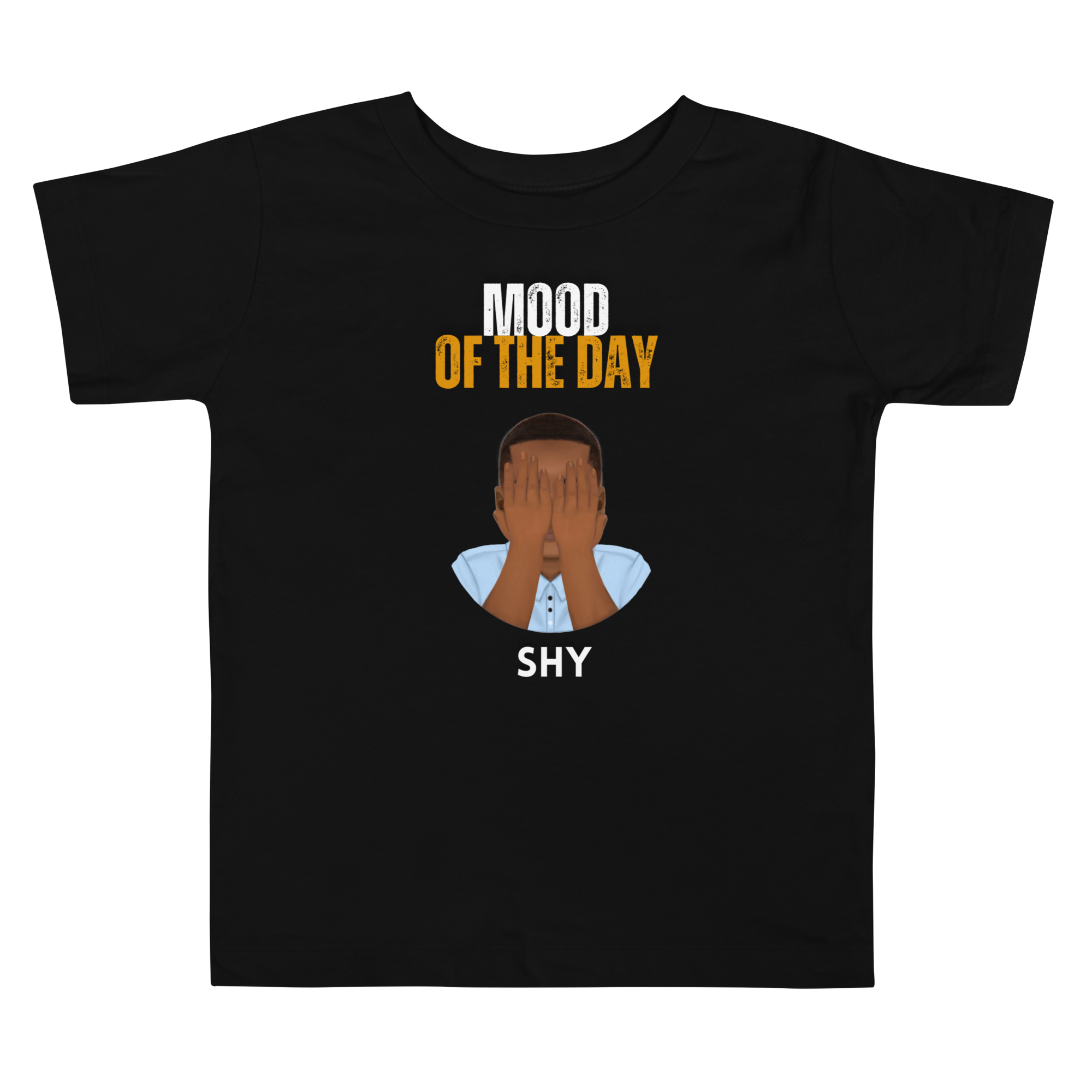 Toddler Mood of the Day T-shirt - Shy Boy