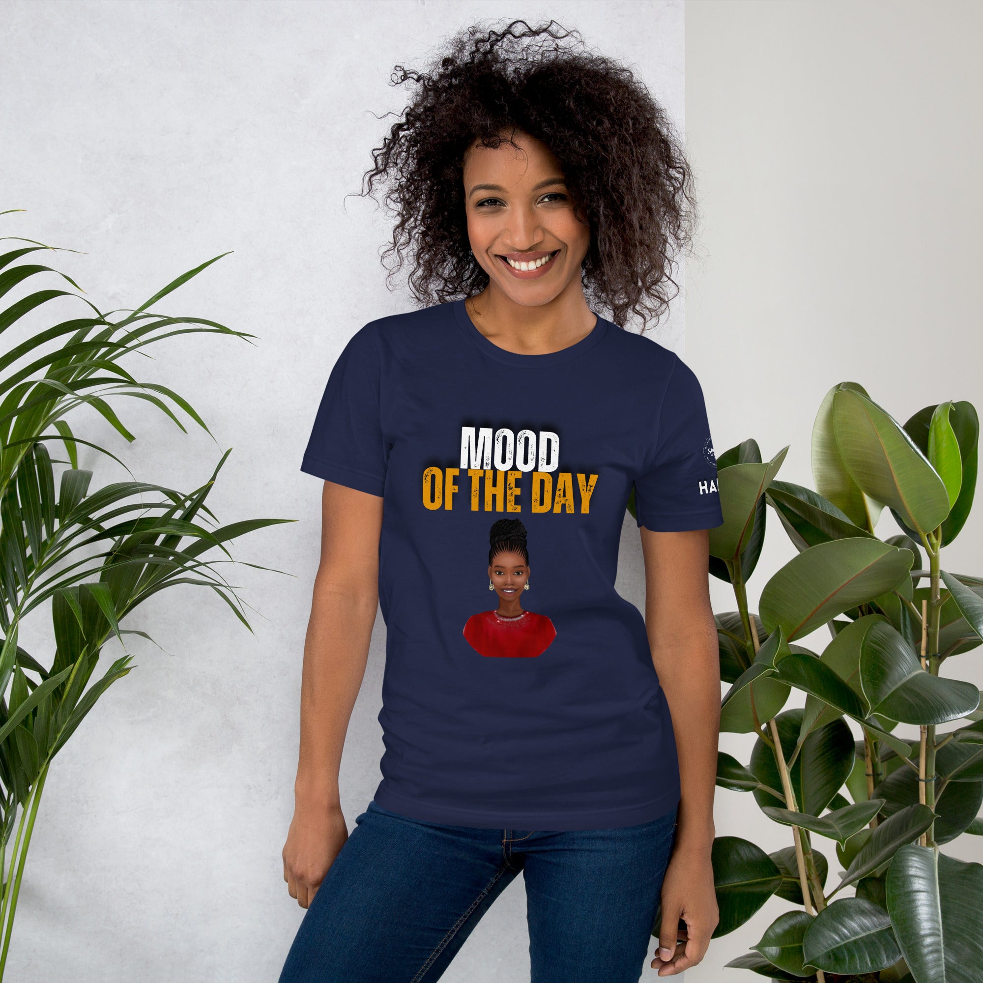 Mood of the Day T-shirt - Happy (Woman)