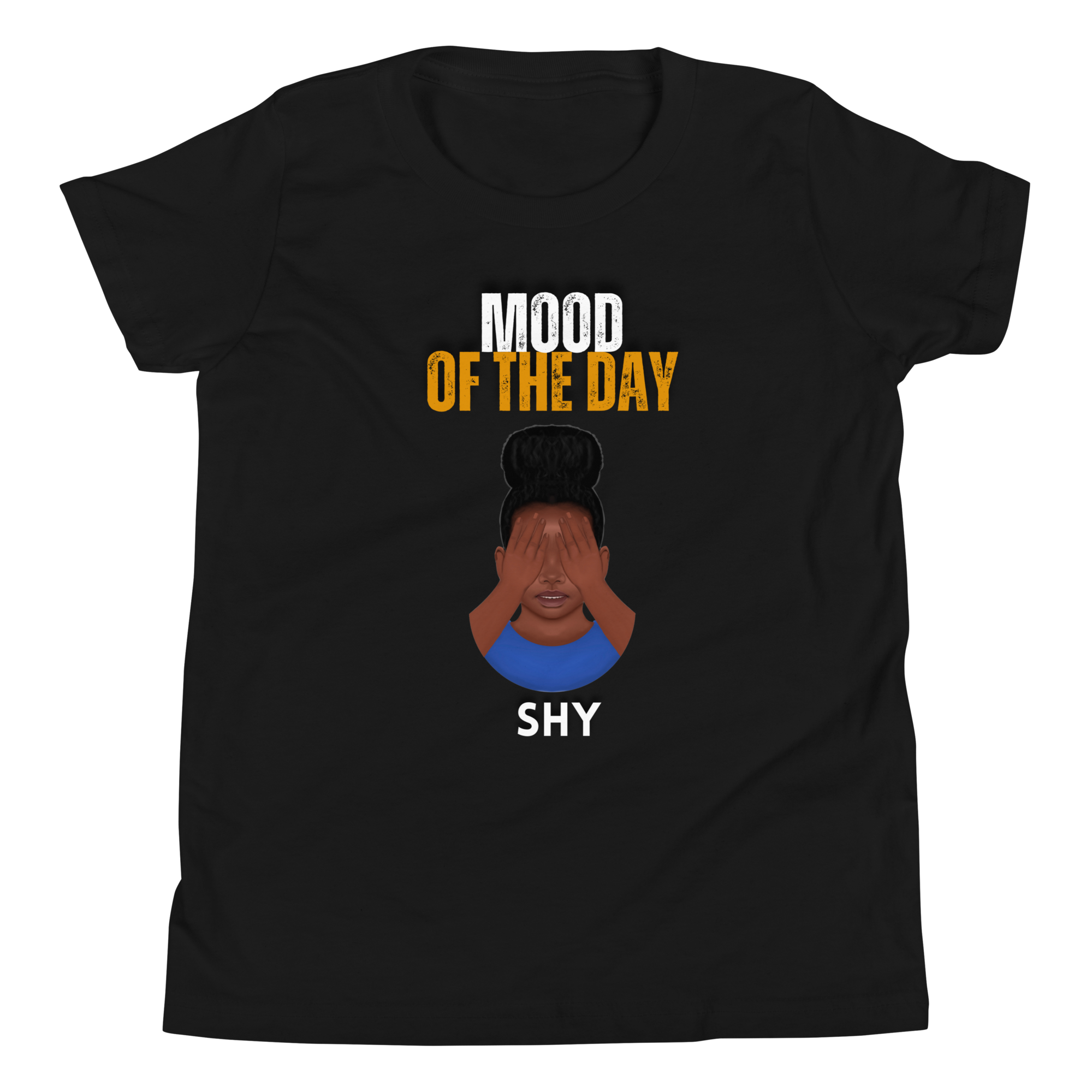 Youth Mood of the Day T-shirt - Shy Girl